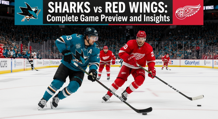 Sharks vs Red Wings