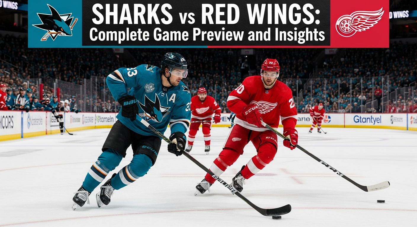 Sharks vs Red Wings