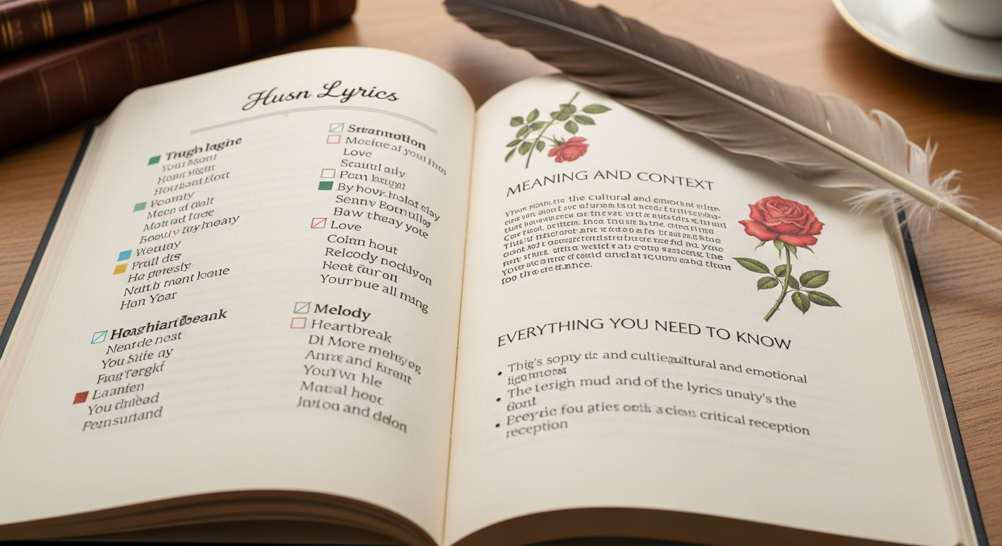 husn lyrics in english