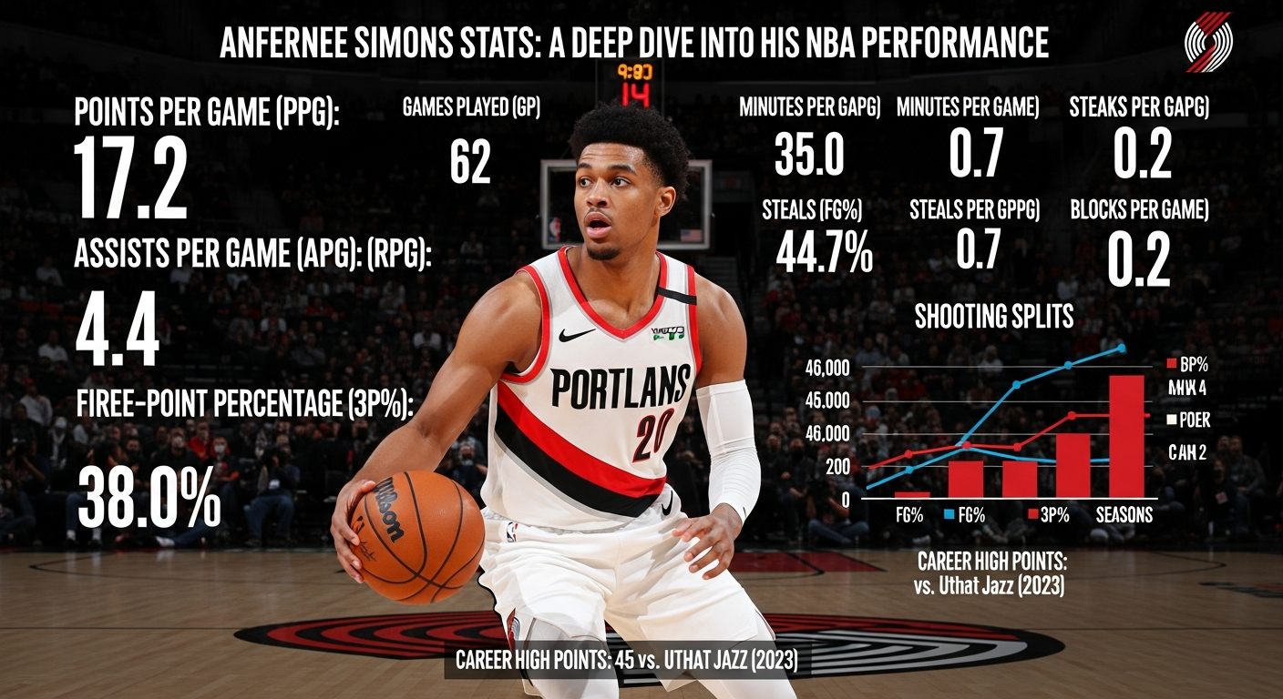 Anfernee Simons Stats